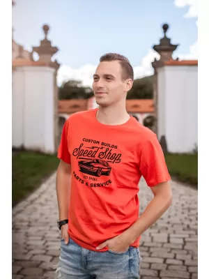 Moška majica s kratkimi rokavi ALTISPORT MAAS MTSX748 RDEČA