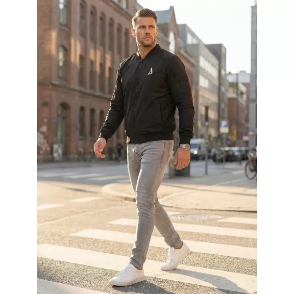  Moška bomber jakna ALTISPORT BYB/ALM002BY045 ČRNO IN BELO 