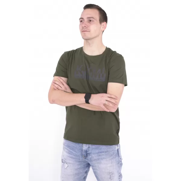  Moška majica s kratkimi rokavi KIXMI ORLANDO ZELENA 
