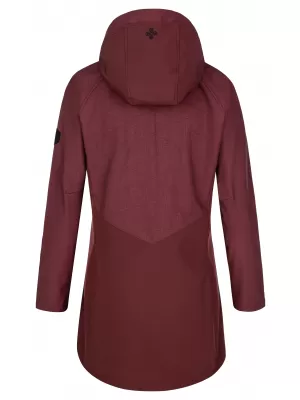 Ženski softshell plašč KILPI LASIKA-W SL0127KI TEMNO RDEČA