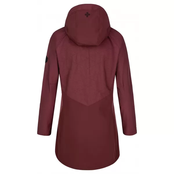  Ženski softshell plašč KILPI LASIKA-W SL0127KI TEMNO RDEČA 