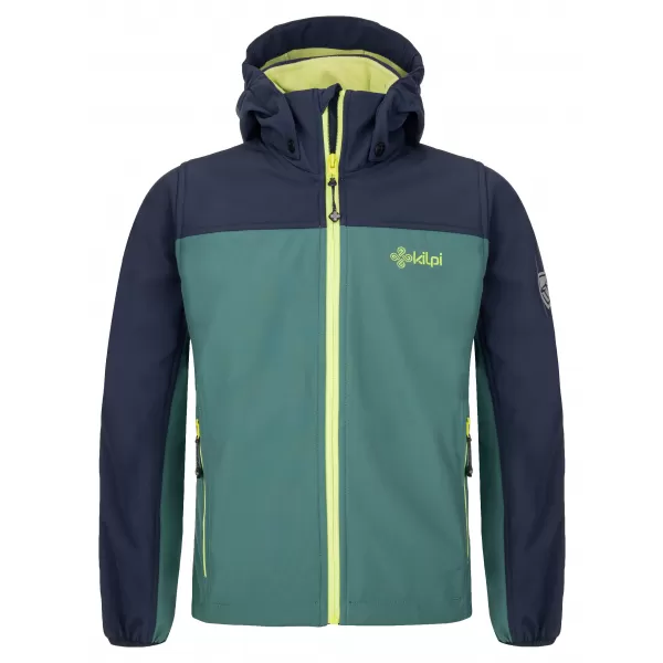  Fantovska softshell jakna KILPI RAVIO-JB SJ0105KI TEMNO ZELENA 