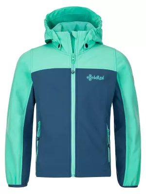 Dekliška softshell jakna KILPI RAVIA-JG SJ0155KI TURKIZNA