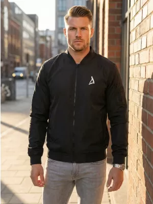 Moška bomber jakna ALTISPORT BYB/ALM002BY045 ČRNO IN BELO