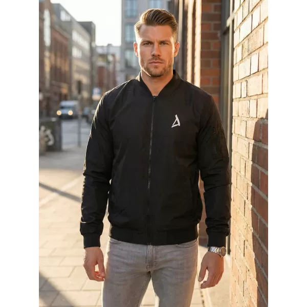  Moška bomber jakna ALTISPORT BYB/ALM002BY045 ČRNO IN BELO 