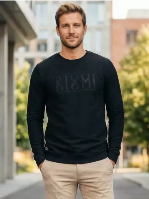 Moški pulover KIXMI ODEN ČRNA