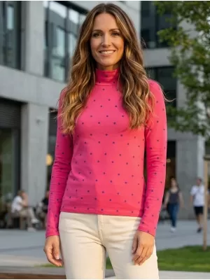 Ženska majica s kratkimi rokavi ALTISPORT LUWEDA LTSY943 TEMNO ROZA