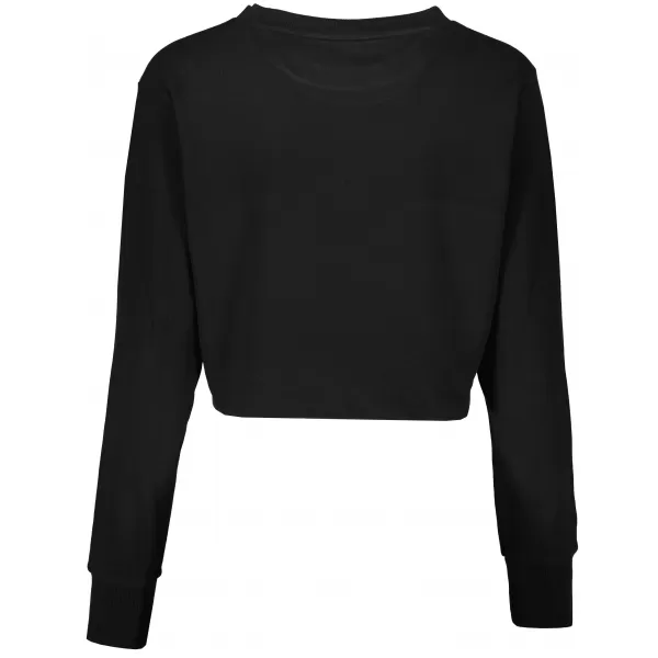  Ženski kratki top pulover ALTISPORT BYB/ALW056BY131 ČRNO IN BELO 