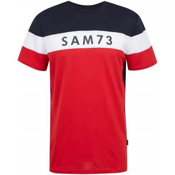  Moška majica s kratkimi rokavi SAM 73 KAVIX MT 815 RDEČA 