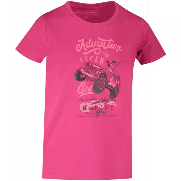 T -majica ALPINE PRO BETO KTSY404 FUCHSIA 