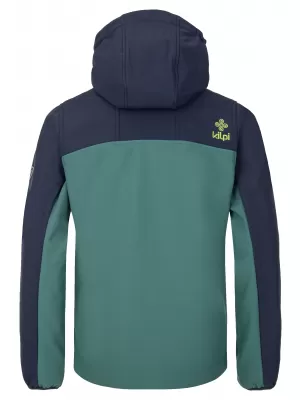 Fantovska softshell jakna KILPI RAVIO-JB SJ0105KI TEMNO ZELENA