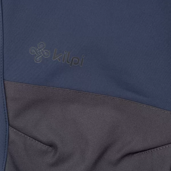  Otroške softshell hlače KILPI RIZO-J SJ0405KI TEMNO MODRA 