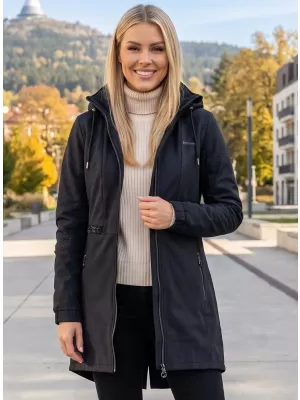 Ženski softshell plašč KIXMI ORLENA ČRNA