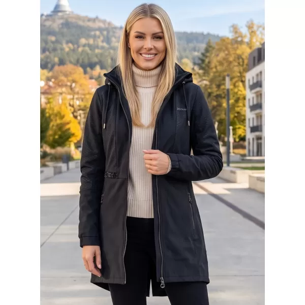 Ženski softshell plašč KIXMI ORLENA ČRNA 