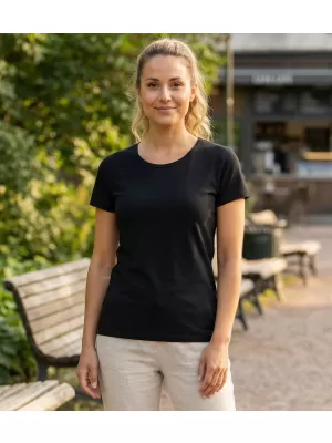 Ženska majica s kratkimi rokavi ALTISPORT PUSTA LTSY947 ČRNA