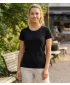 Ženska majica s kratkimi rokavi ALTISPORT PUSTA LTSY947 ČRNA