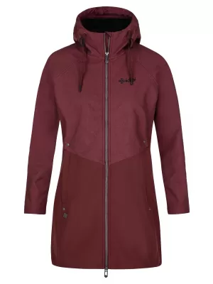 Ženski softshell plašč KILPI LASIKA-W SL0127KI TEMNO RDEČA