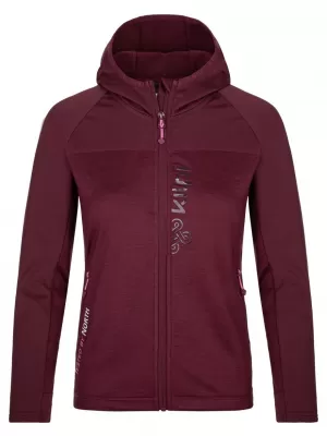 Ženski pulover KILPI LAYANA-W SL0202KI TEMNO RDEČA