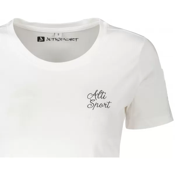  Ženska kratko majica s kratkimi rokavi ALTISPORT BYB/ALW056BY042 BELA 