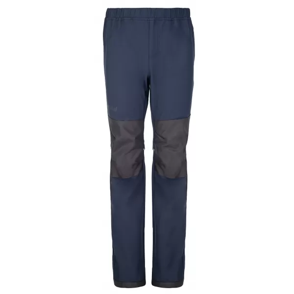  Otroške softshell hlače KILPI RIZO-J SJ0405KI TEMNO MODRA 