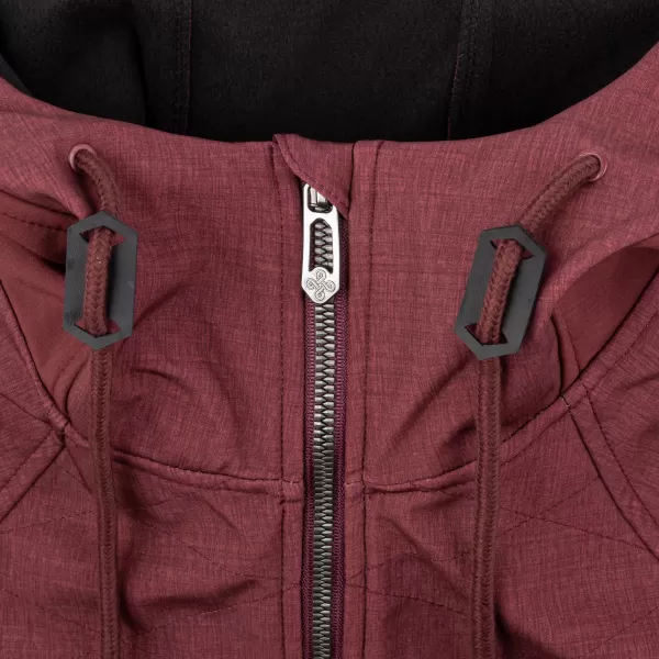  Ženski softshell plašč KILPI LASIKA-W SL0127KI TEMNO RDEČA 