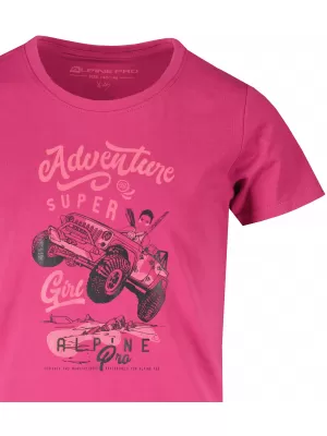 T -majica ALPINE PRO BETO KTSY404 FUCHSIA