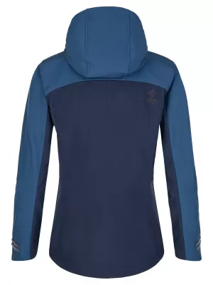 Ženska softshell jakna KILPI RAVIA-W SL0124KI TEMNO MODRA