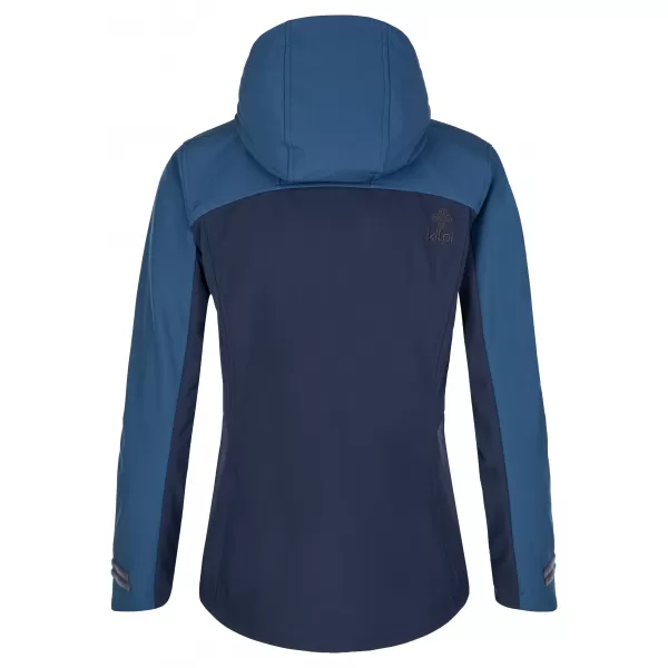  Ženska softshell jakna KILPI RAVIA-W SL0124KI TEMNO MODRA 