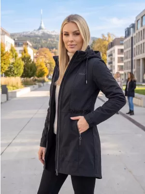 Ženski softshell plašč KIXMI ORLENA ČRNA
