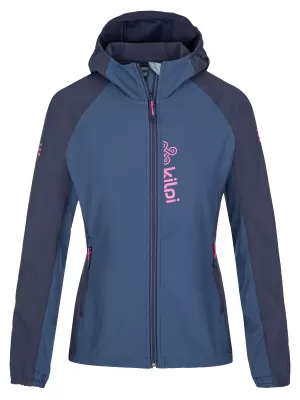 Ženska softshell jakna KILPI BALANS-W SL0121KI TEMNO MODRA
