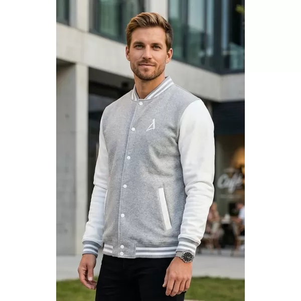  Moški pulover ALTISPORT BYB/ALM002BB004 SVETLO SIVI POUDARKI 