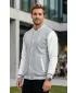 Moški pulover ALTISPORT BYB/ALM002BB004 SVETLO SIVI POUDARKI
