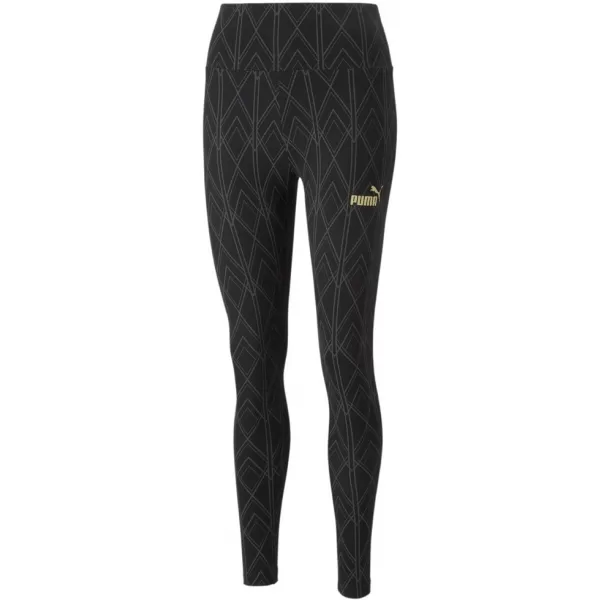  Ženske pajkice PUMA POWER DECO GLAM TIGHTS 671759-01 ČRNA 