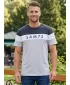 Moška majica s kratkimi rokavi SAM 73 KAVIX MT 815 SVETLO SIVA