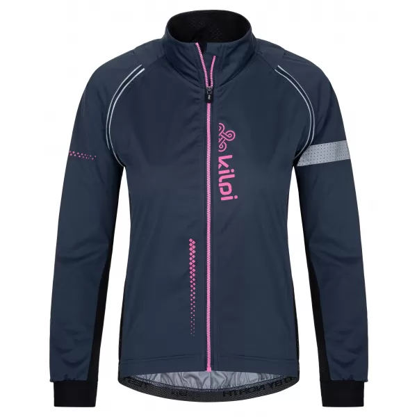  Ženska softshell jakna KILPI ZAIN-W SL0122KI TEMNO MODRA 