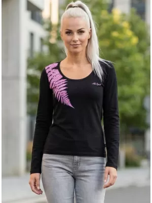 Ženska majica s kratkimi rokavi ALTISPORT UHANA LTSY942 ČRNA