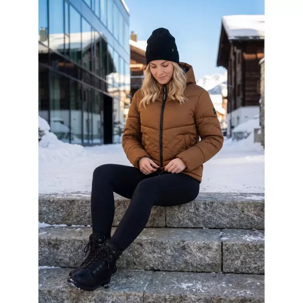  Ženska jakna SAM 73 GEDE WB 838 TEMNO RJAVA 
