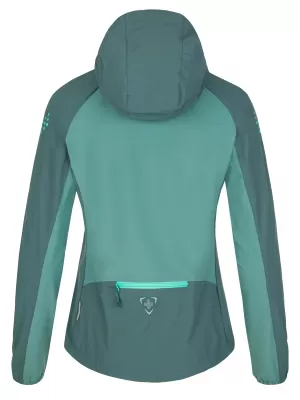 Ženska softshell jakna KILPI BALANS-W SL0121KI TEMNO ZELENA