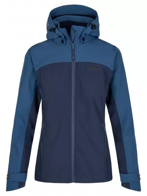 Ženska softshell jakna KILPI RAVIA-W SL0124KI TEMNO MODRA