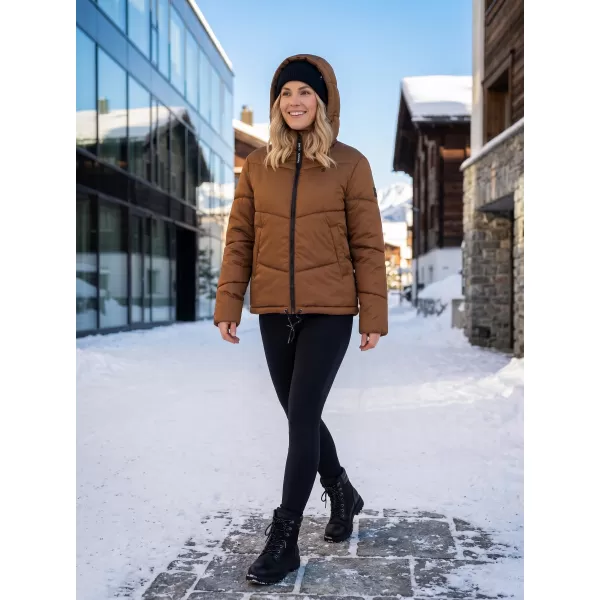  Ženska jakna SAM 73 GEDE WB 838 TEMNO RJAVA 
