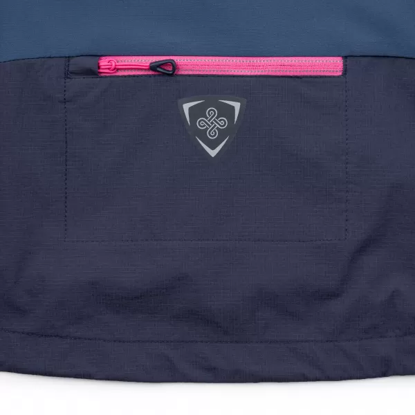  Ženska softshell jakna KILPI BALANS-W SL0121KI TEMNO MODRA 