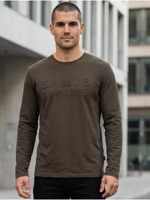 Moška majica s kratkimi rokavi SAM 73 MINDART MT 810 KAKI