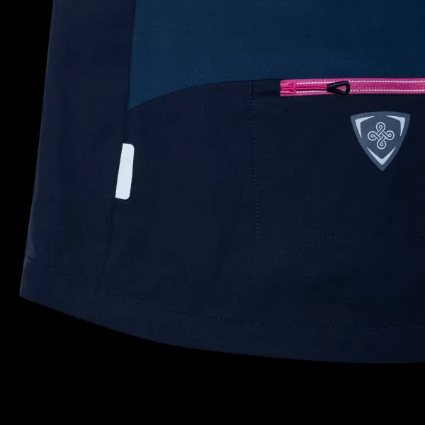  Ženska softshell jakna KILPI BALANS-W SL0121KI TEMNO MODRA 