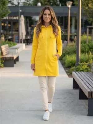Ženski pulover ALTISPORT CORVA LSWX344 RUMENA