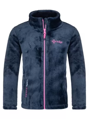 Pulover za deklico KILPI ERIN-JG SJ0258KI TEMNO MODRA