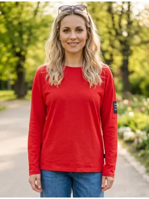 Ženska majica s kratkimi rokavi SAM 73 ARIASA WT 872 RDEČA