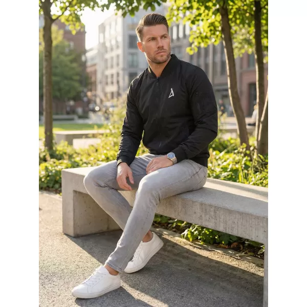  Moška bomber jakna ALTISPORT BYB/ALM002BY045 ČRNO IN BELO 