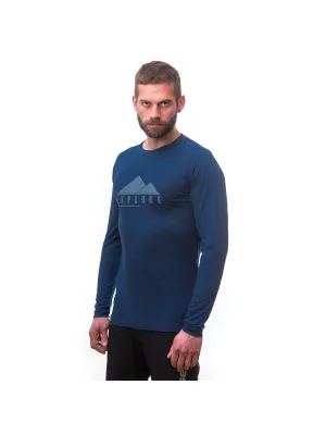 Moška termo majica z dolgimi rokavi SENSOR MERINO AIR PT EXPLORE 22200009 TEMNO MODRA