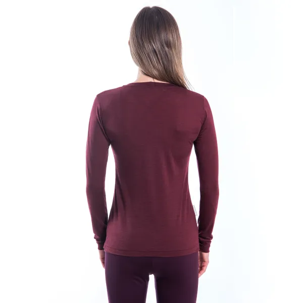  Ženska termo majica z dolgimi rokavi SENSOR MERINO AIR PT HILLS 22200011 PORT RED 
