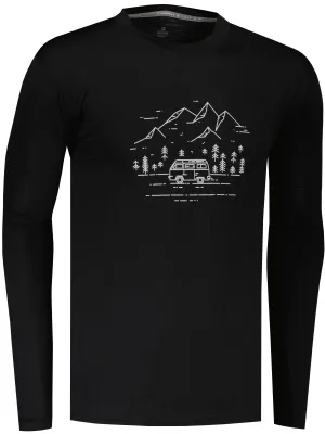 Moška termo majica z dolgimi rokavi SENSOR MERINO ACTIVE PT VAN LIFE 22200024 ČRNA